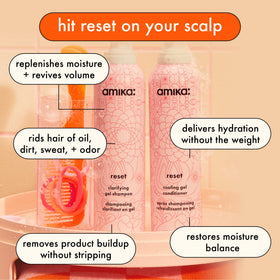 amika aerosol dispensing foam demonstrating even application and coverage