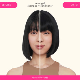 amika gel-to-foam texture close-up showing cleansing action and lift