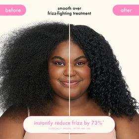 amika smooth over in-shower application showing fast 60-second use benefit