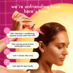 amika smooth over size scale with hand showing travel-friendly volume benefit
