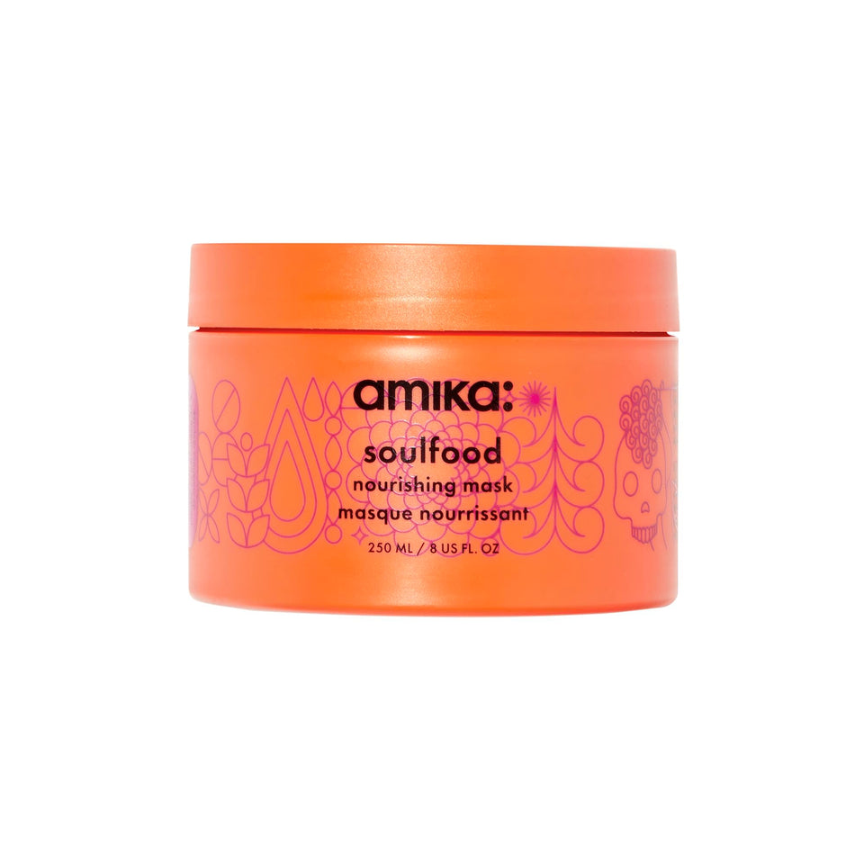 Amika jar front view showing product and nourishing hydration benefit