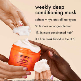 amika open jar displaying rich creamy texture that conditions hair deeply
