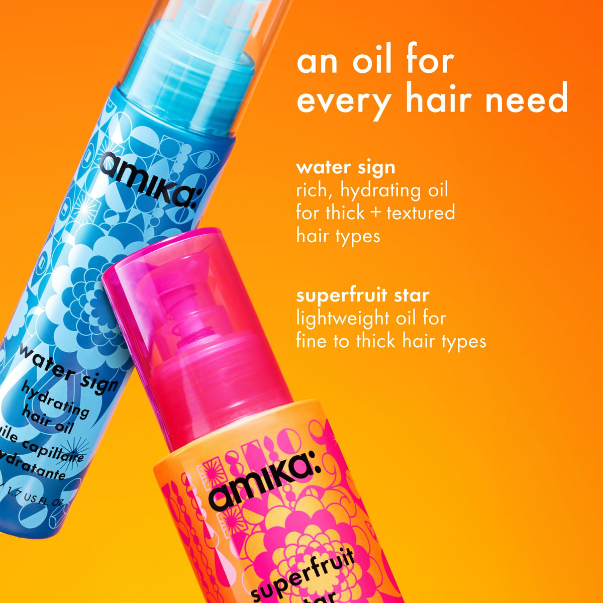 amika bottle on bathroom shelf in lifestyle setting, daily use appeal