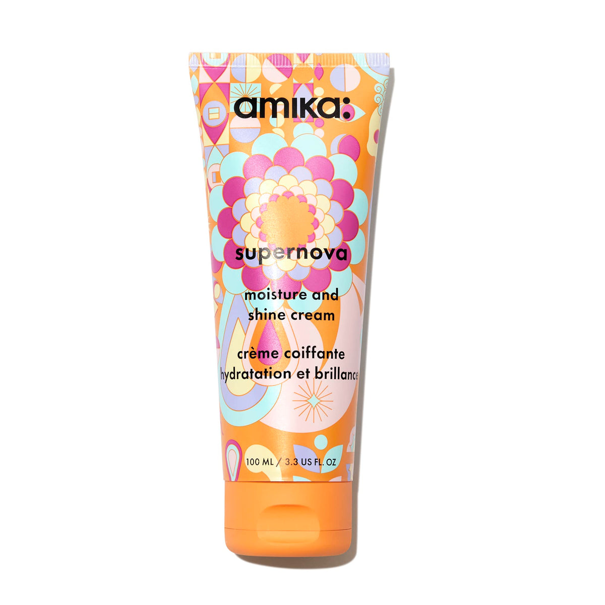 amika front packaging showing product label and size, highlights lightweight hydration