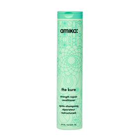 Amika bottle front packaging showing product benefits and size