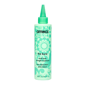 amika the kure front packaging showing bottle and product benefit