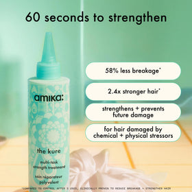 amika the kure open cap texture close-up showing creamy formula benefits