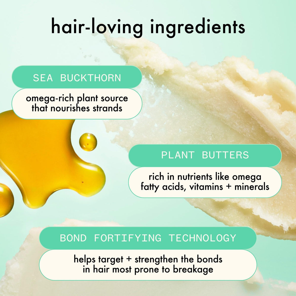 Amika conditioner being dispensed illustrating easy controlled application