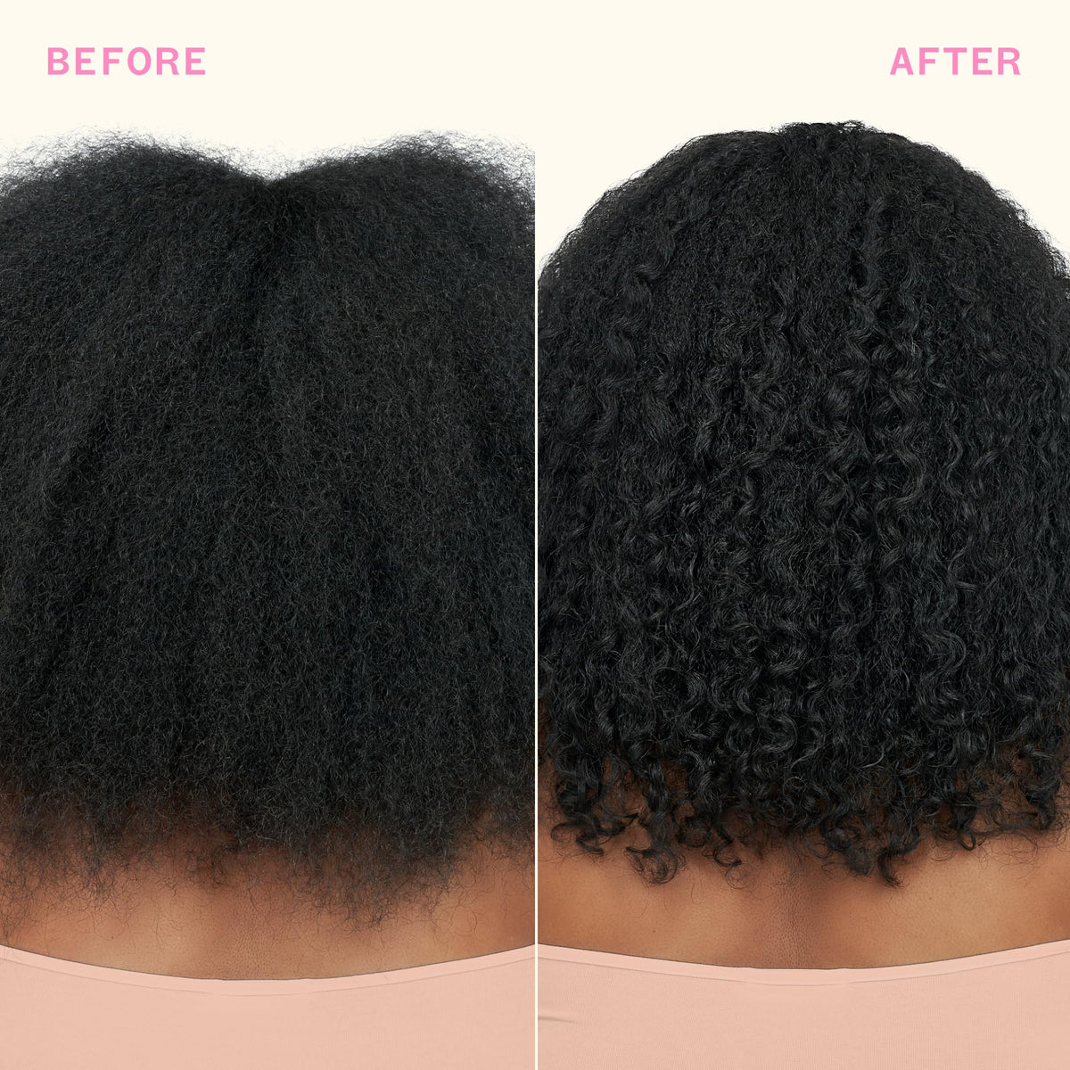 amika the shield mist being applied to styled hair, adds humidity protection