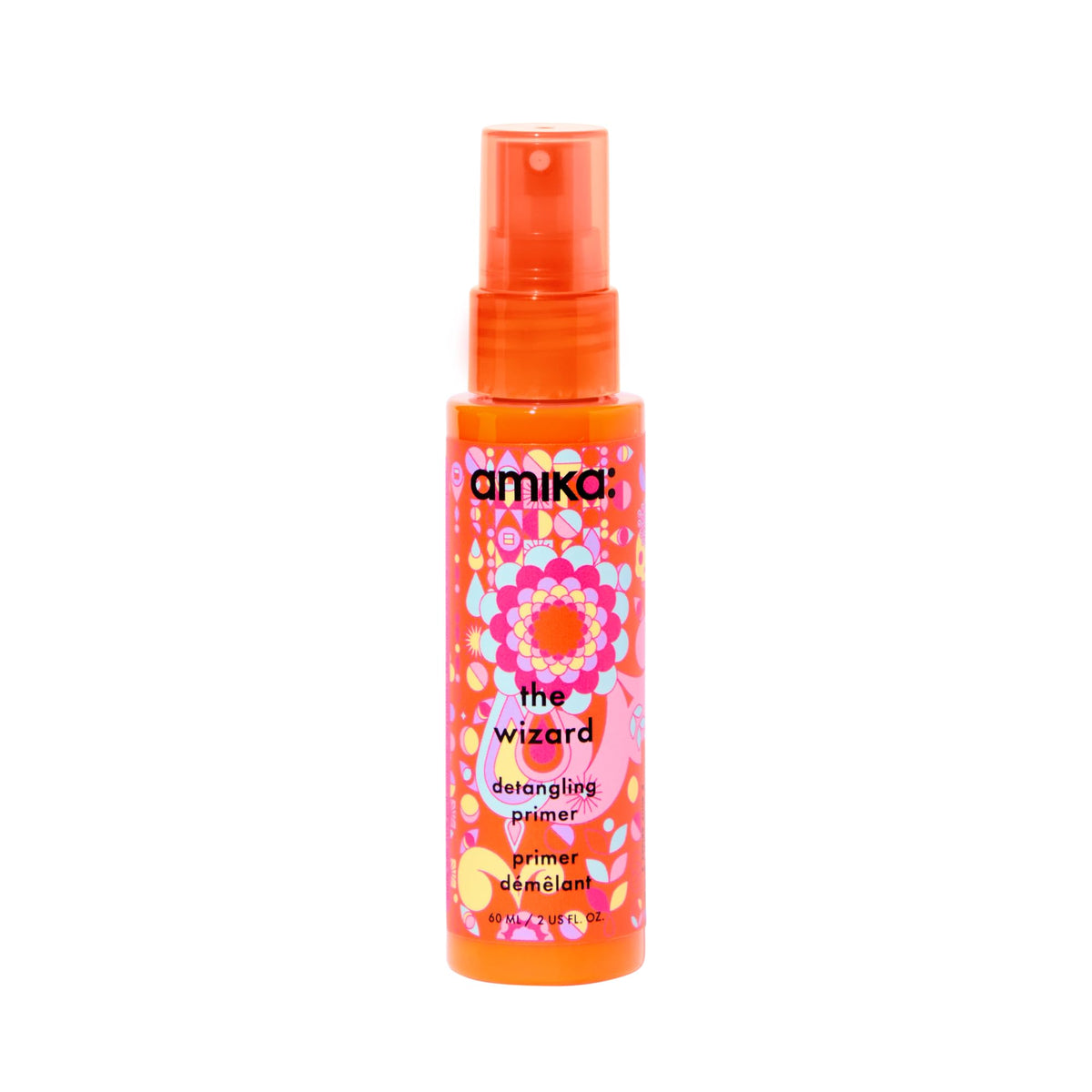 Amika front packaging showing 60ml bottle and product name, easy identification benefit