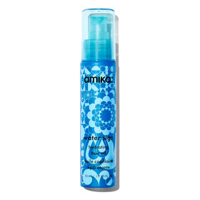 Amika bottle front view showing label and product benefit