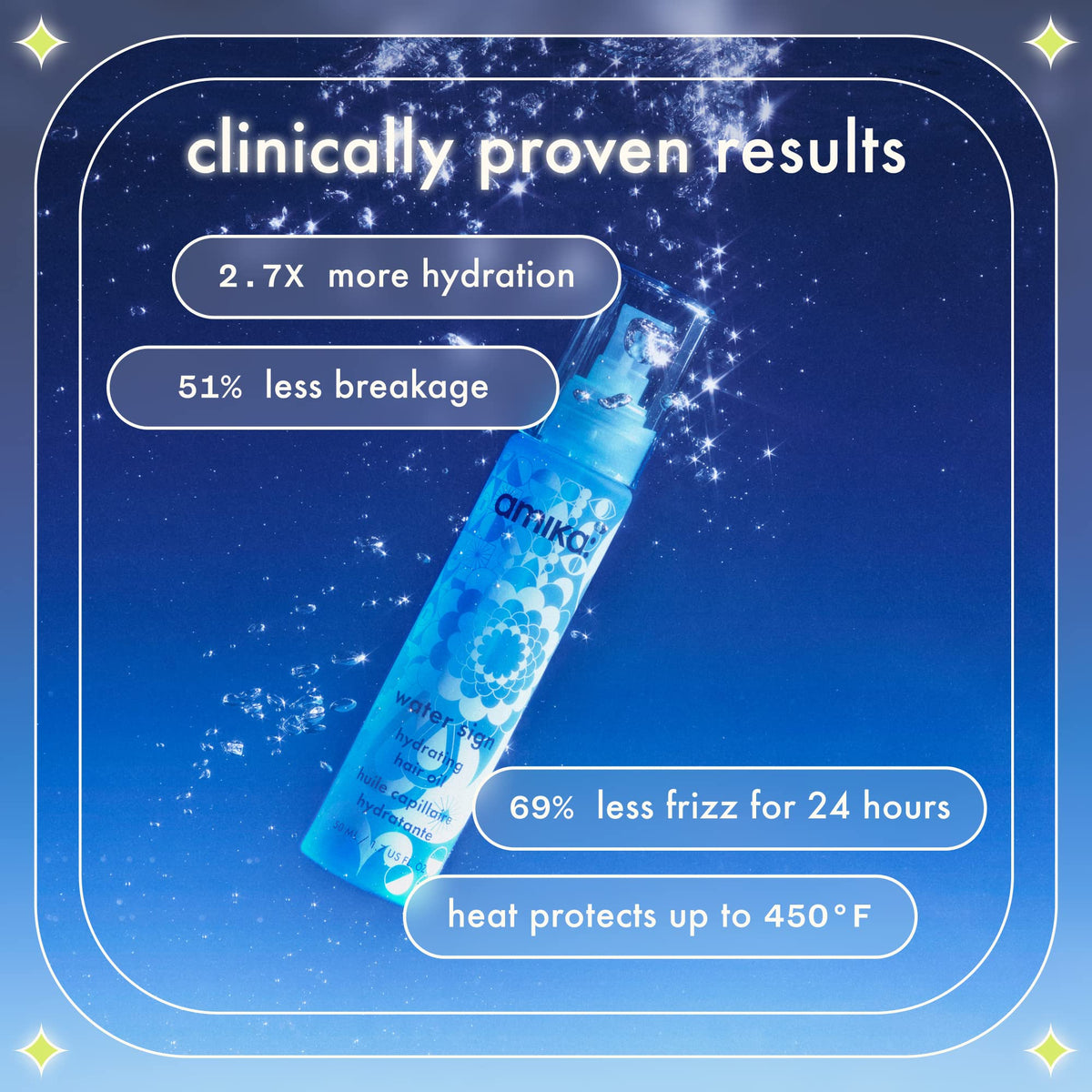 Amika oil in hand demonstrating easy, measured application