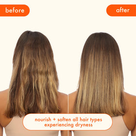 Amika Wizard detangling primer full-size spray shown protecting hair from heat