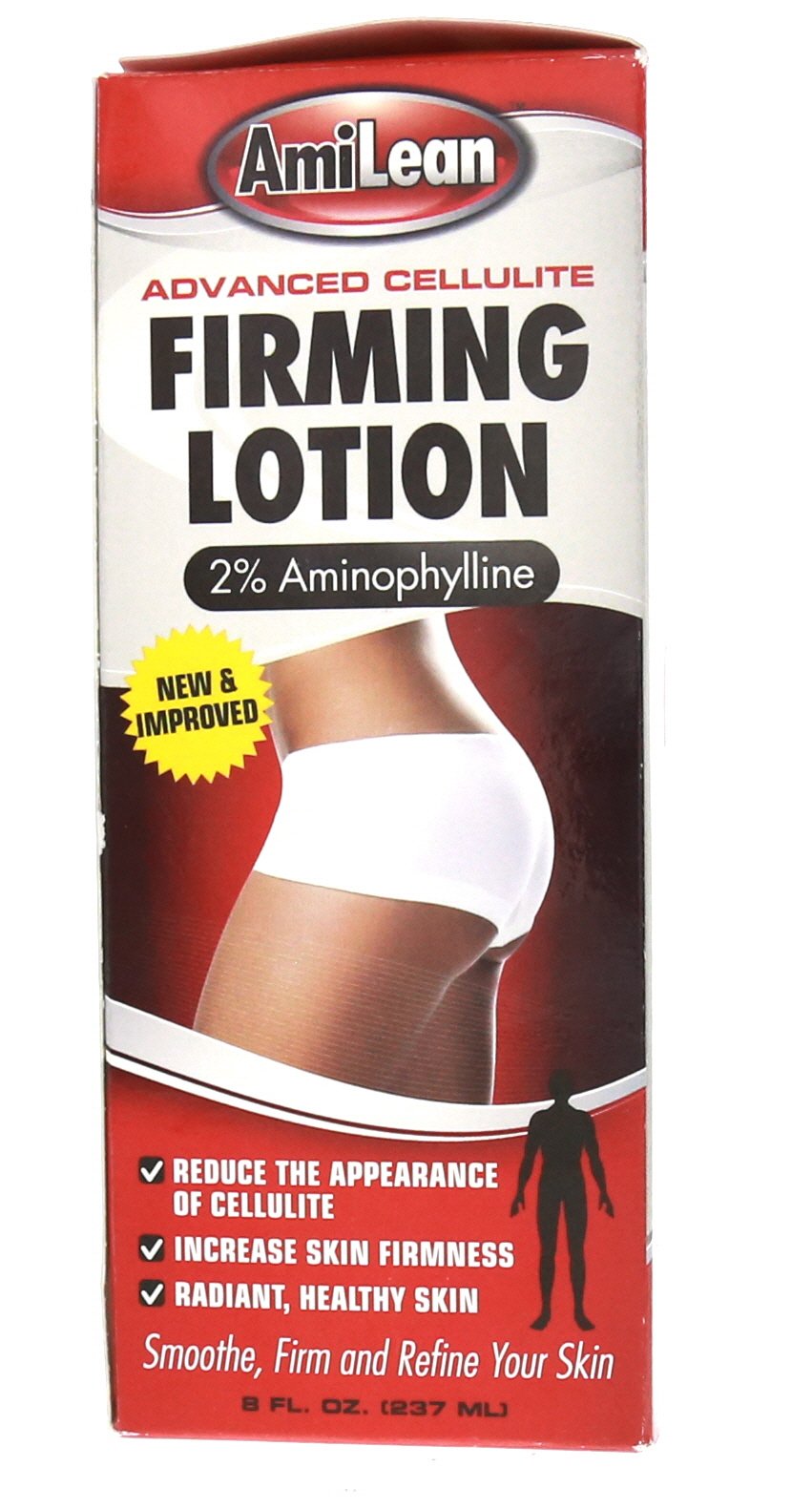 AmiLean cream visibly absorbing into skin to show fast absorption and firming feel