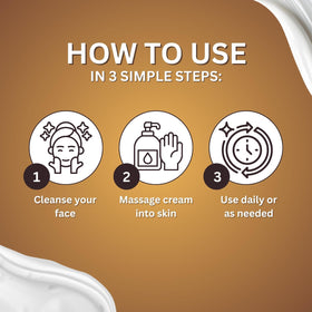 Amish Farms cream spread on hand demonstrating quick absorption and non-greasy feel