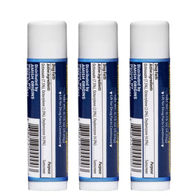 Amish Origins three-pack next to coin for portable size reference