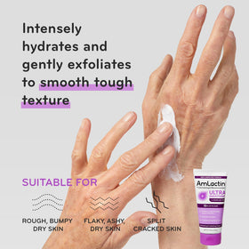 AmLactin Foot Repair cream with moisturizing socks illustrating deep heel repair benefits