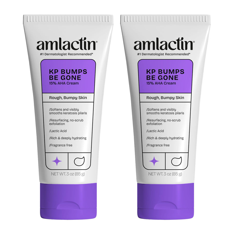 AmLactin front tube image showing product label and packaging benefit of smoothing skin