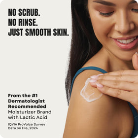 AmLactin product label and ingredients list highlighting 12% lactic acid