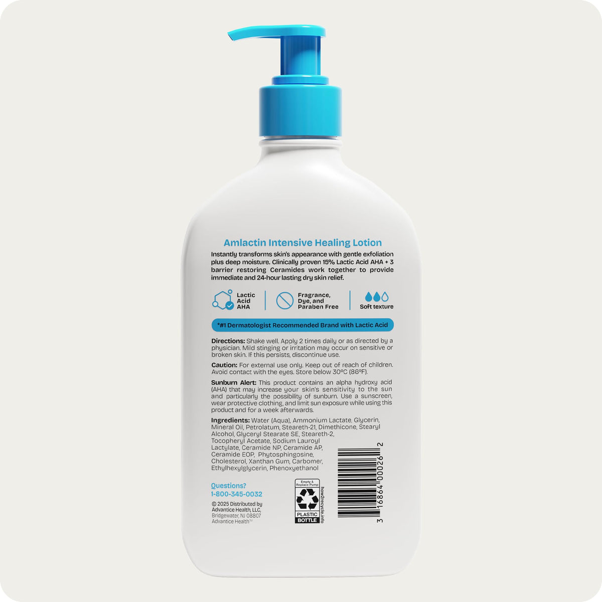 AmLactin on bathroom shelf in routine setting illustrating daily care benefit