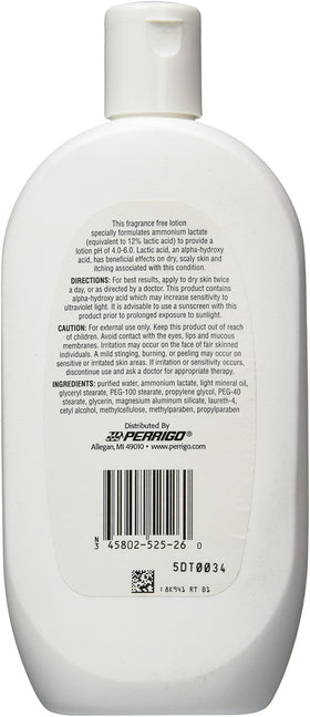 Ammonium lotion texture close-up on hand showing smooth spreadability benefit