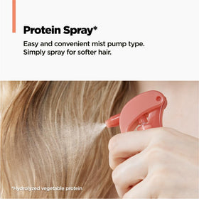 AMOS PROFESSIONAL bottle on vanity conveying easy daily use benefit