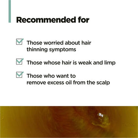 AMOS PROFESSIONAL rich lather on hair demonstrating deep-clean benefit
