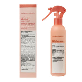 AMOS PROFESSIONAL ingredient label emphasizing bond solution and cica protein