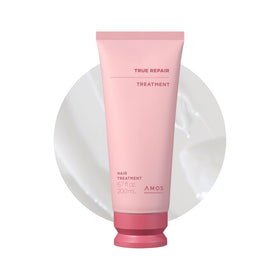 AMOS PROFESSIONAL front packaging showing mask jar and branding for salon-grade care