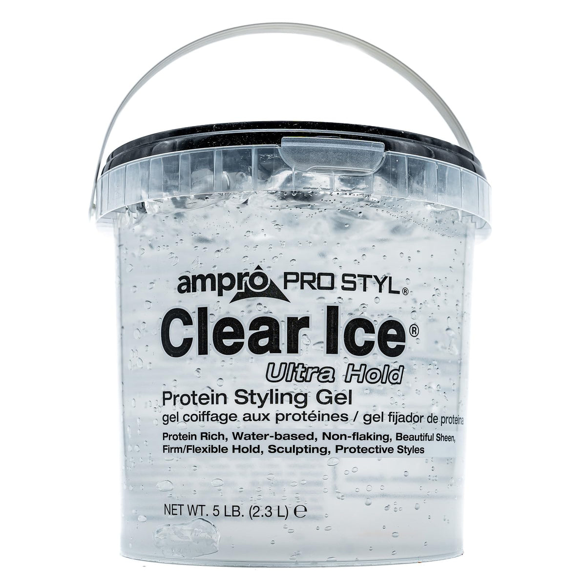 AmPro jar front view showing product and size, durable bulk packaging benefit
