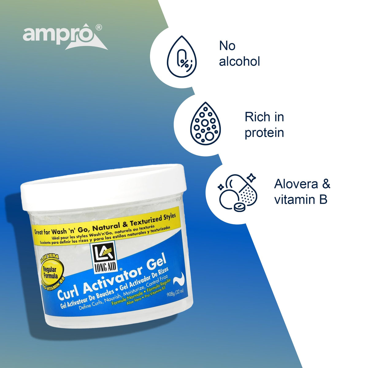 AmPro Long-Aid on bathroom shelf in routine setting promoting daily use