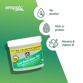 AmPro long-aid next to a hand for scale, showing large 32 oz supply benefit