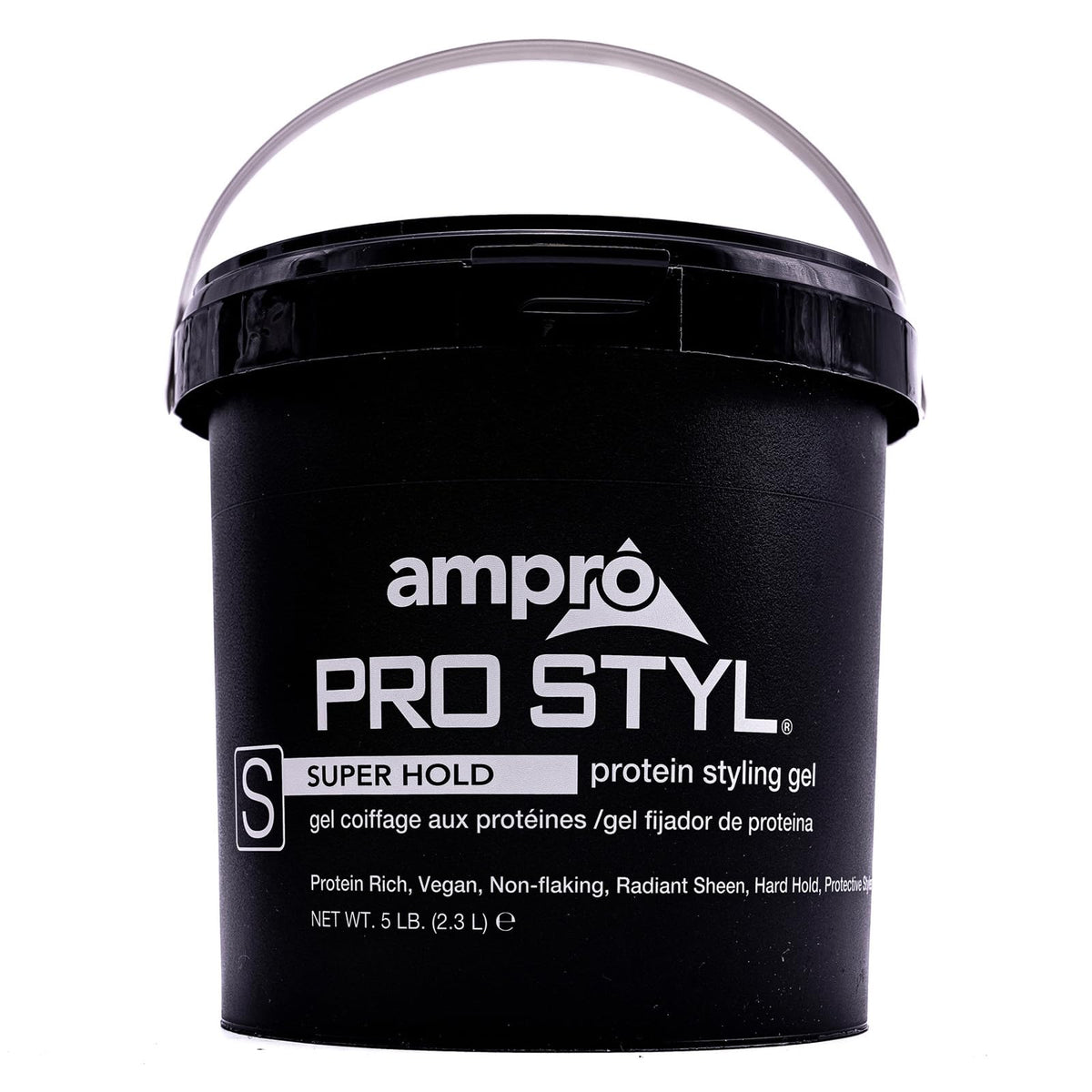 AmPro pro styl front jar showing label and 80 oz size for professional use