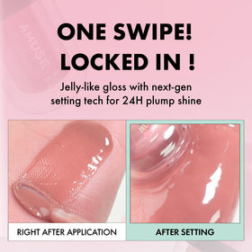 Amuse paired with Lip Smudger showing contouring technique for fuller pout