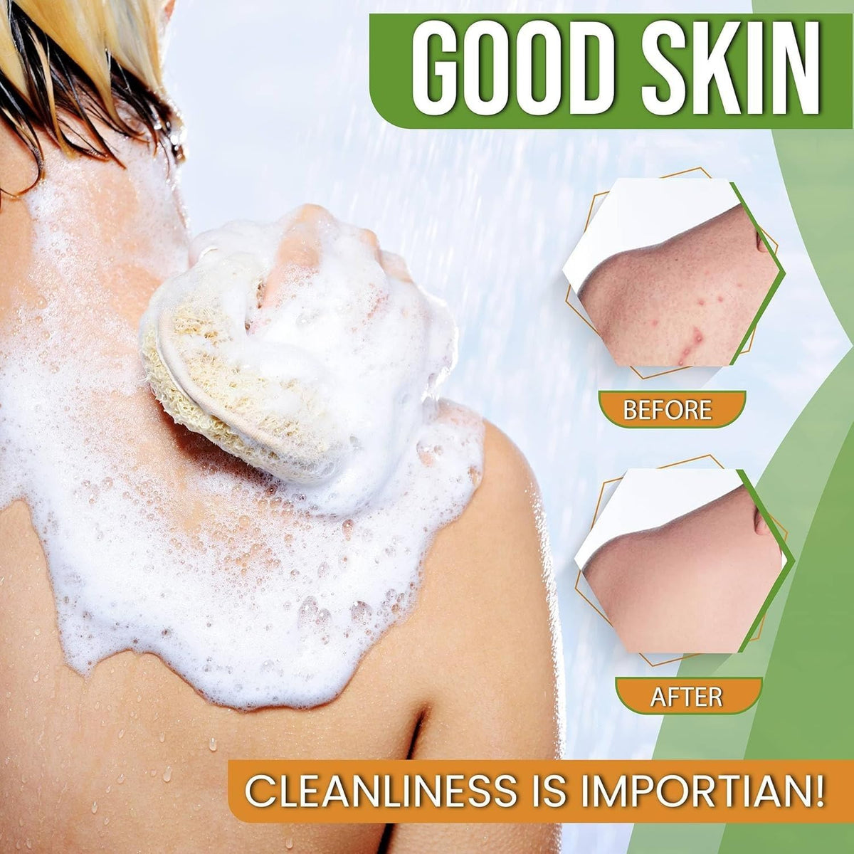 AMVital close-up of soap texture highlighting natural ingredients and gentle exfoliation benefit