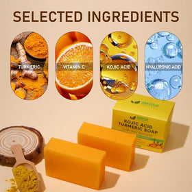 AMVital single soap bar close-up highlighting smooth finish and grip benefit