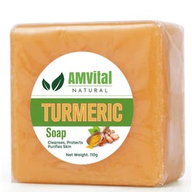 AMVital soap beside towel in bathroom lifestyle setting showing daily routine integration benefit