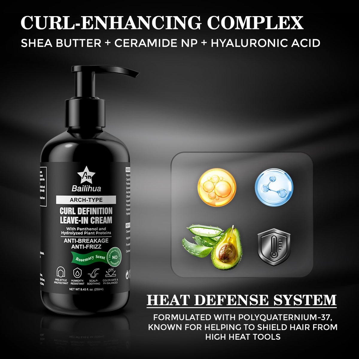 AN BAILIHUA cream texture close-up highlighting smooth non-greasy finish