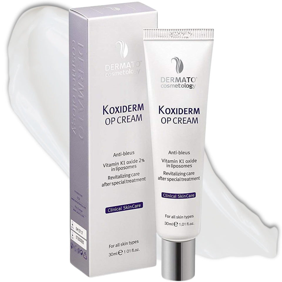 Anacis front packaging showing Oxiderm Cream for clearer-looking skin
