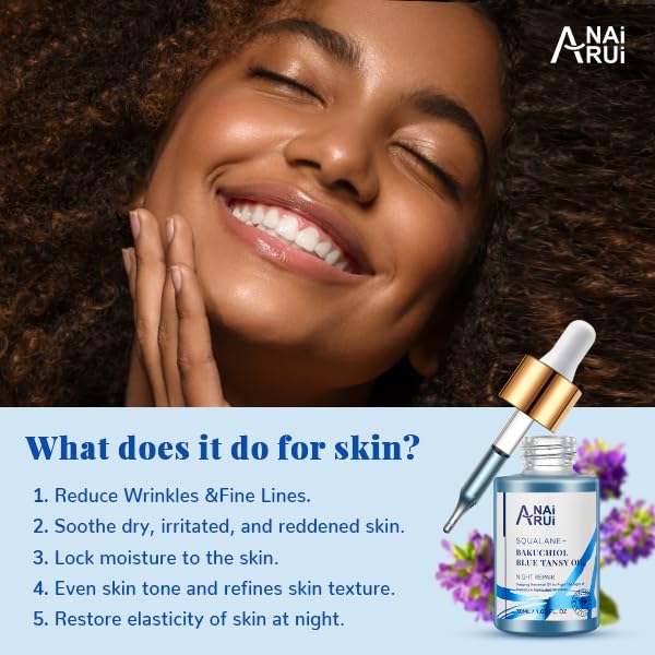 ANAI RUI oil texture droplet on skin showcasing lightweight absorption and dewy hydration