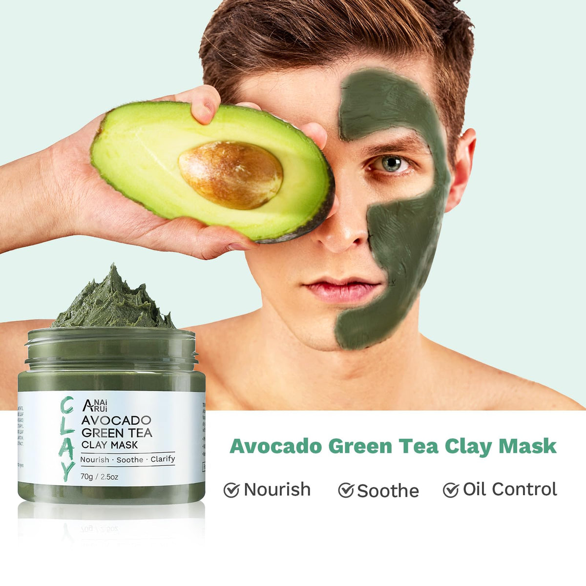 ANAI RUI close-up of turmeric mask texture showing smooth application and even coverage