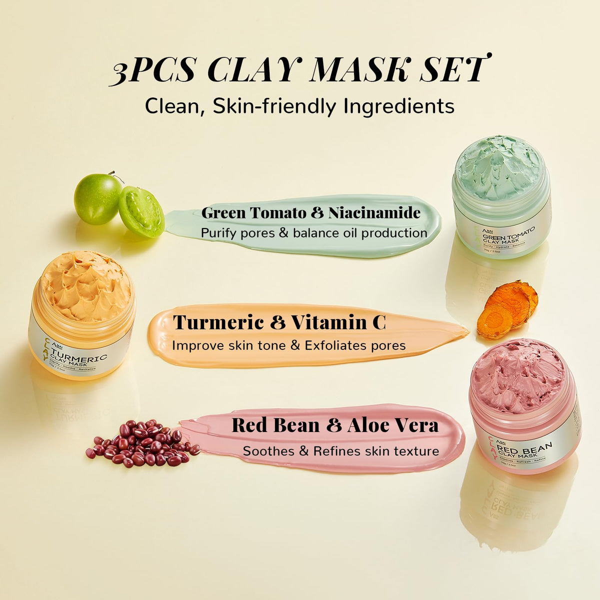 ANAI RUI turmeric Vitamin C jar label highlighting brightening benefit