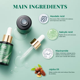 ANAI RUI active ingredients flatlay with tea tree and jojoba showing natural supports