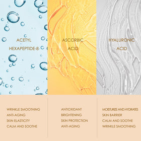 ANAREAL before and after comparison highlighting reduced puffiness effect