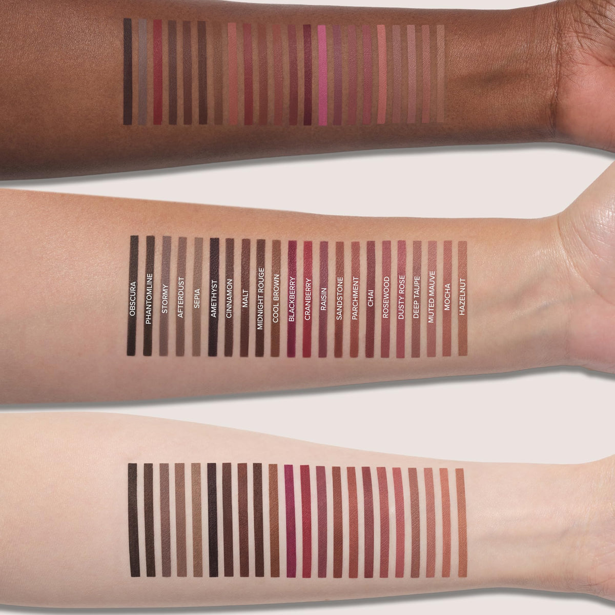 Anastasia Beverly Hills Afterdust inside a makeup bag staged for everyday use