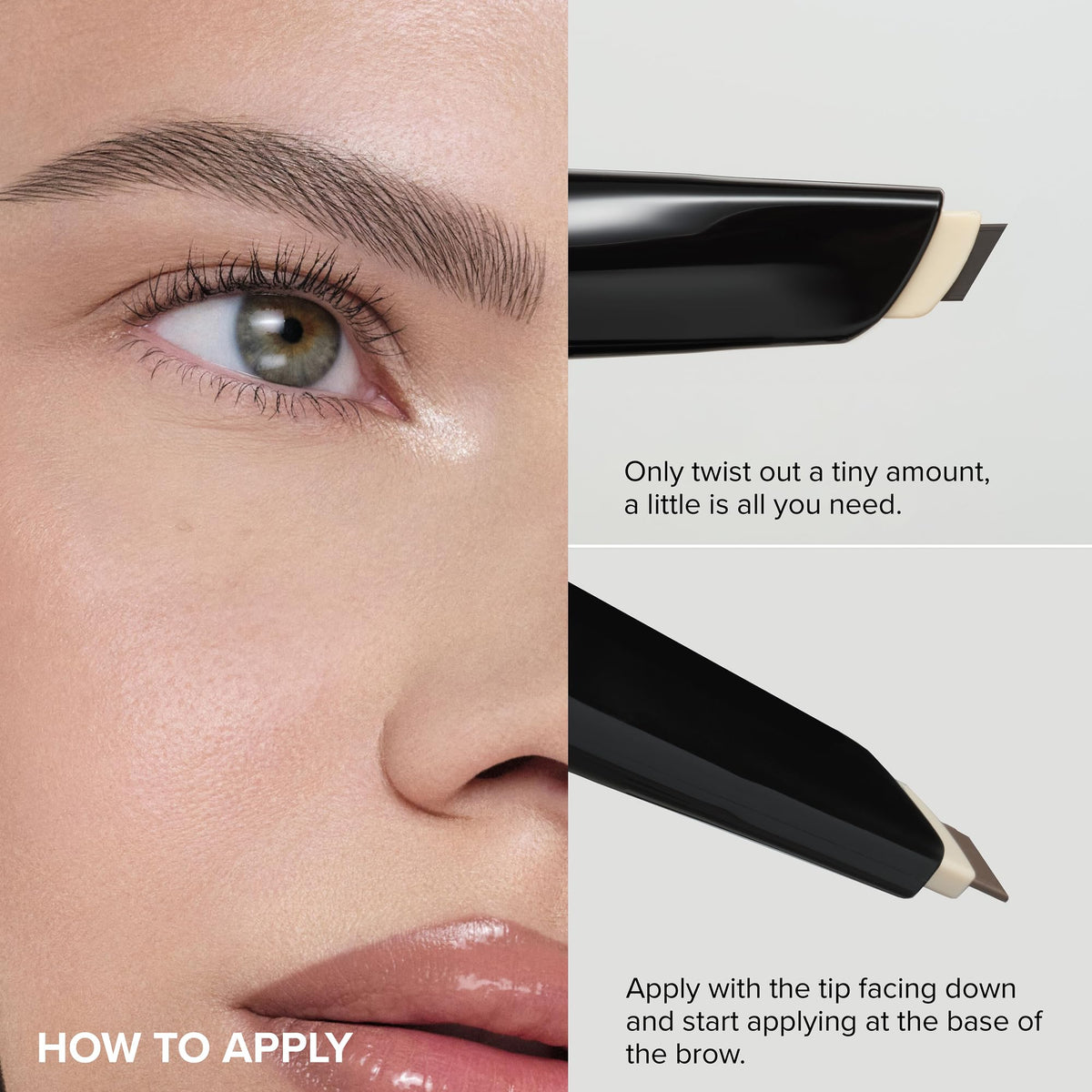 Anastasia Beverly Hills close-up of 0.5mm blade tip for ultra-fine hair-like strokes