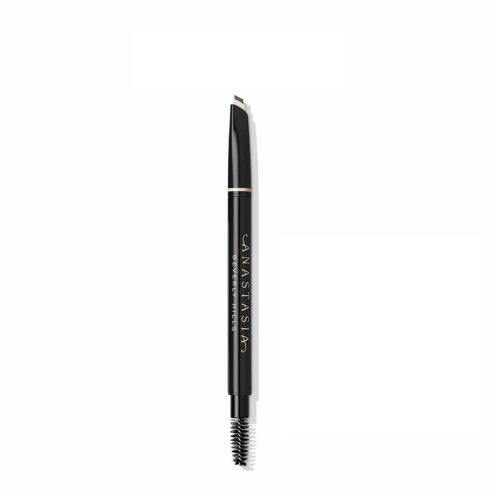 Anastasia Beverly Hills pen front view showing medium brown shade and slim profile for precision