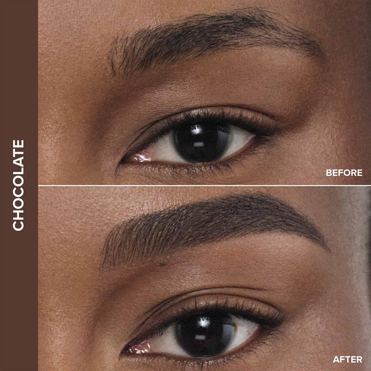 Anastasia Beverly Hills pencil in use creating fine brow hairs on model
