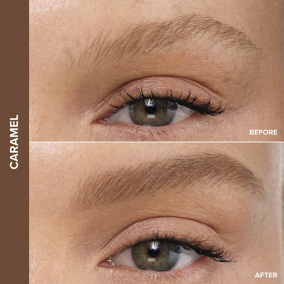 Anastasia Beverly Hills pencil drawing hair-like strokes on model for precise brows