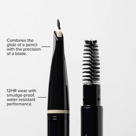 Anastasia Beverly Hills spoolie paired with tip for seamless blending and laminated finish